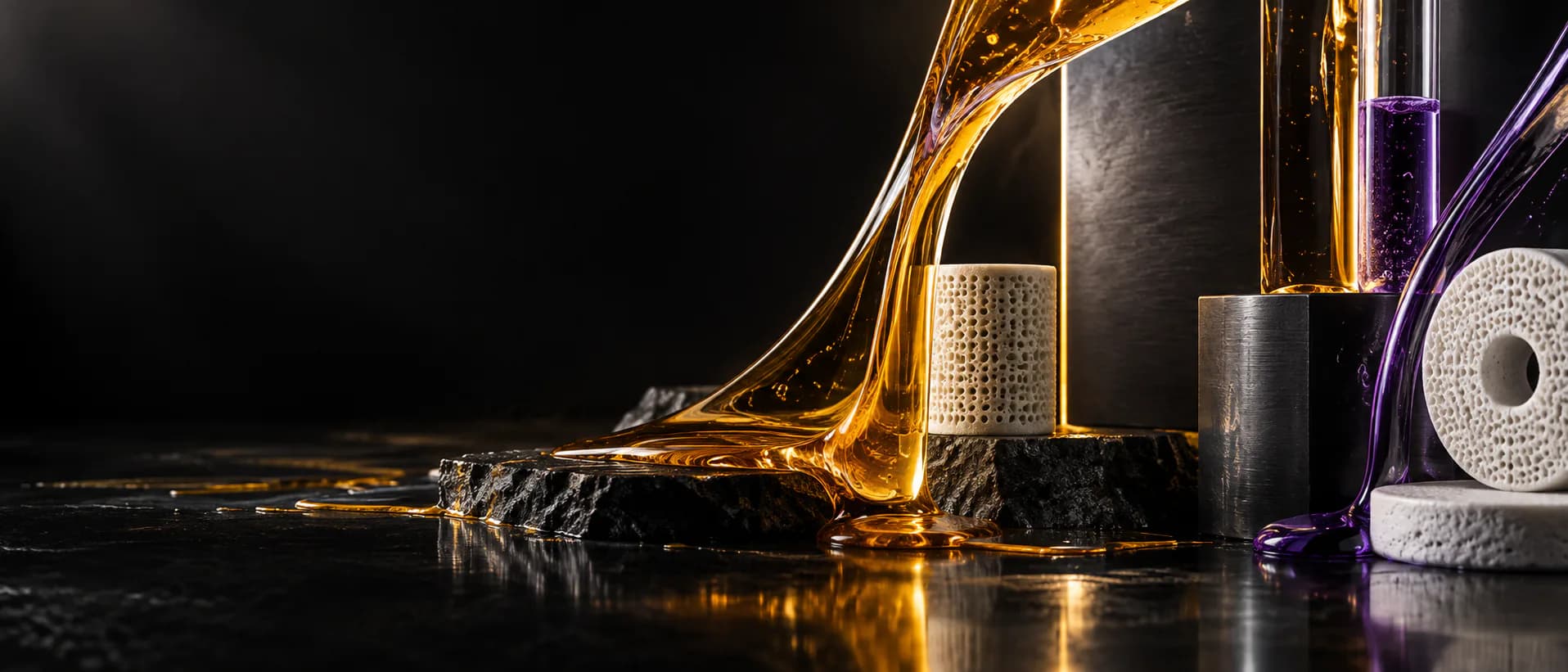 CLEARVAPE cannabis hardware staged with concentrated oil and ceramic materials.