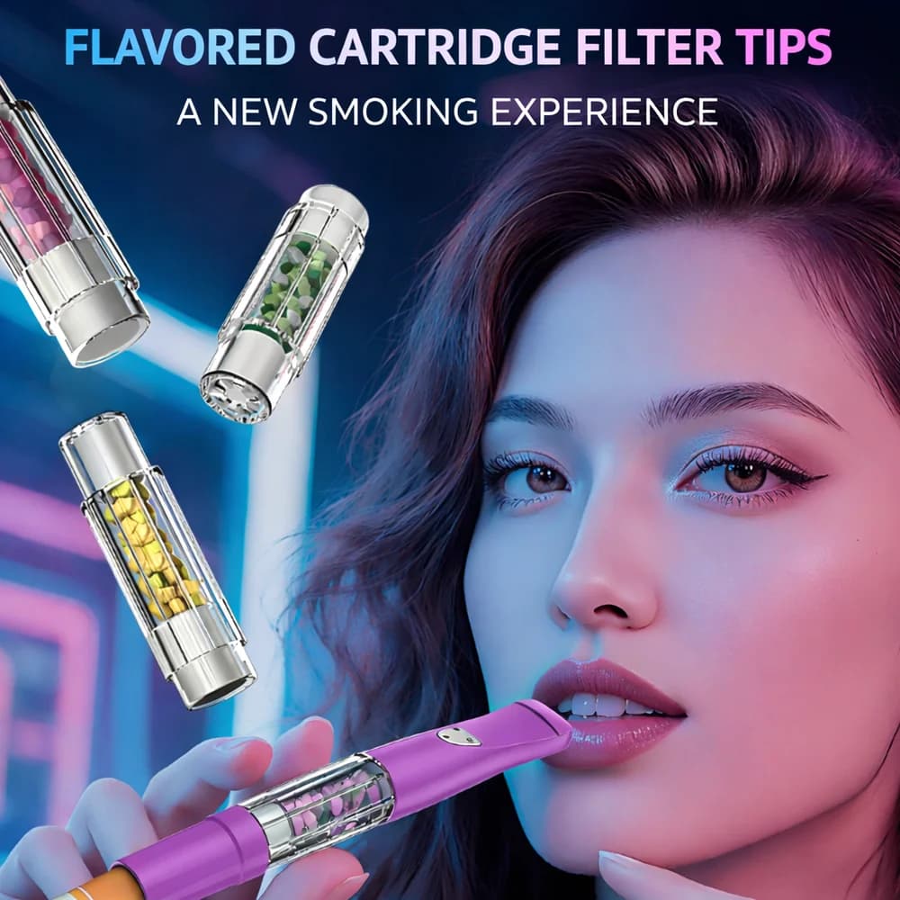3-in-1 Cigarette Filter Holder Replaceable Fruit Herbal Filters