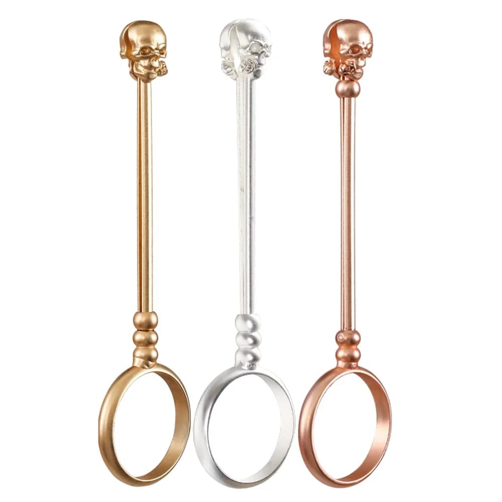 Metal Skull Holder Ring