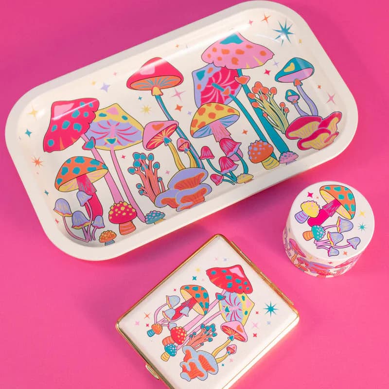 Colorful Mushroom Rolling Tray wholesale product reference