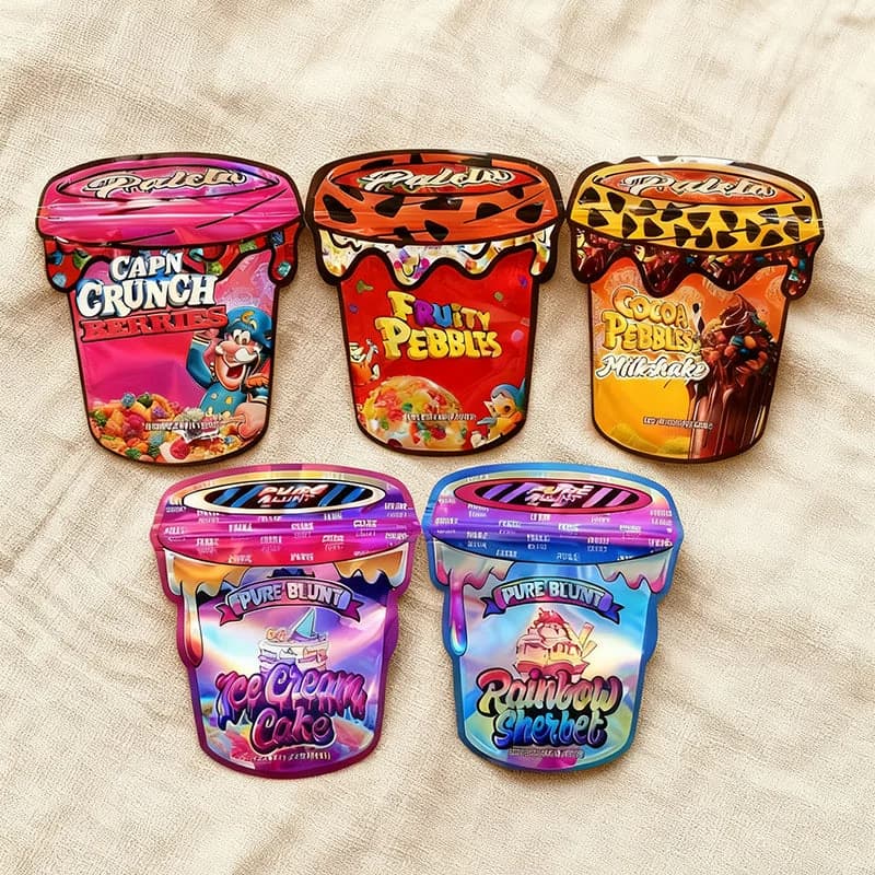 Irregular Mylar Pouches