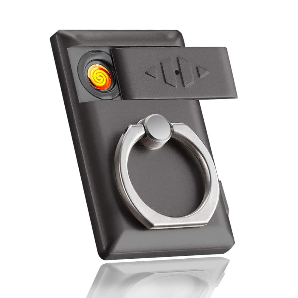 Rechargeable Lighter with Phone Stand