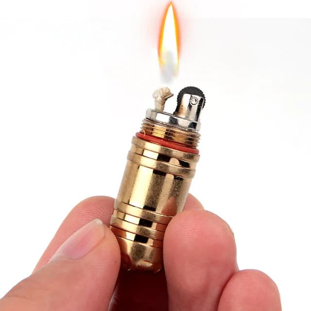 Mini Oil Lighter Keychain
