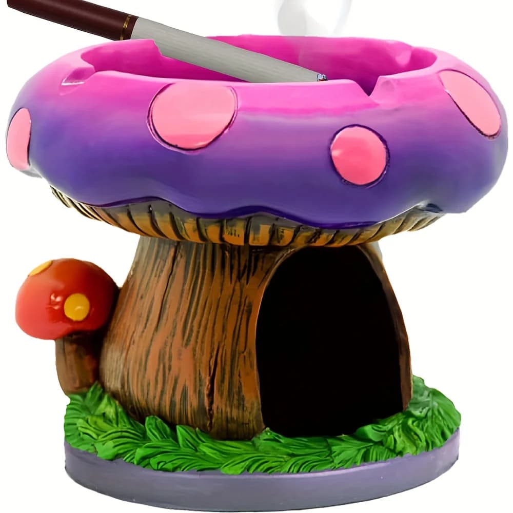 Mushroom Ashtray with Storage