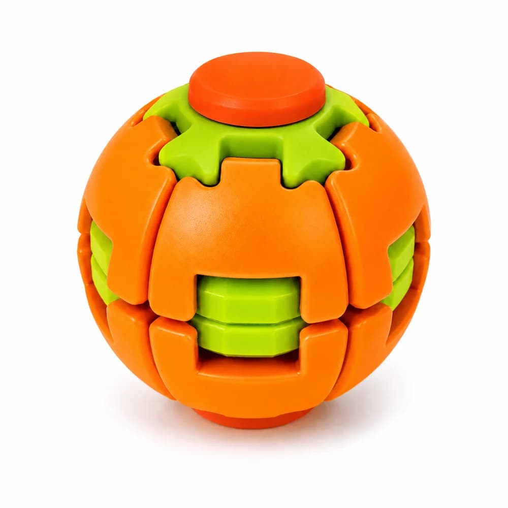 Press-to-Spin Decompression Ball Fidget Toy