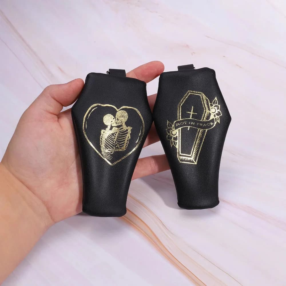 Stylish PU Leather Keychain Pouch