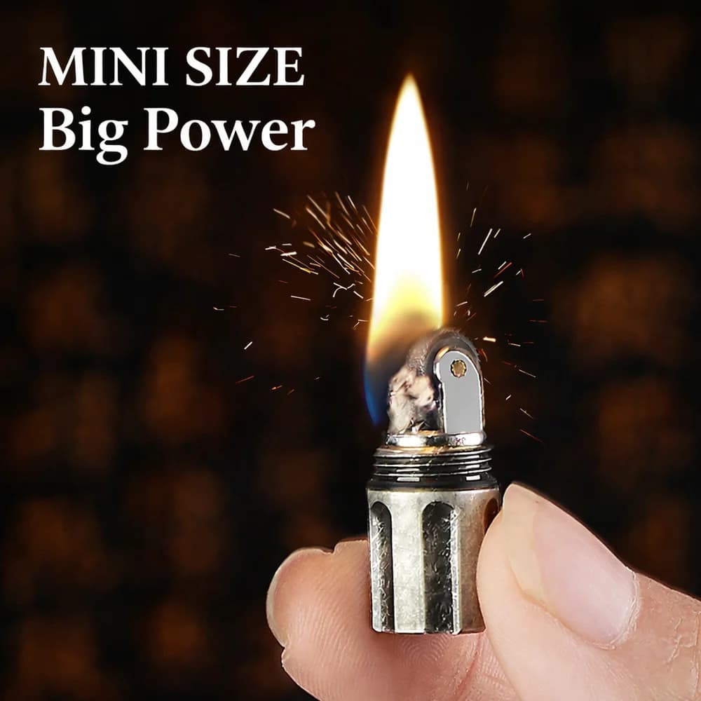 Vintage Mini Lighter Keychain