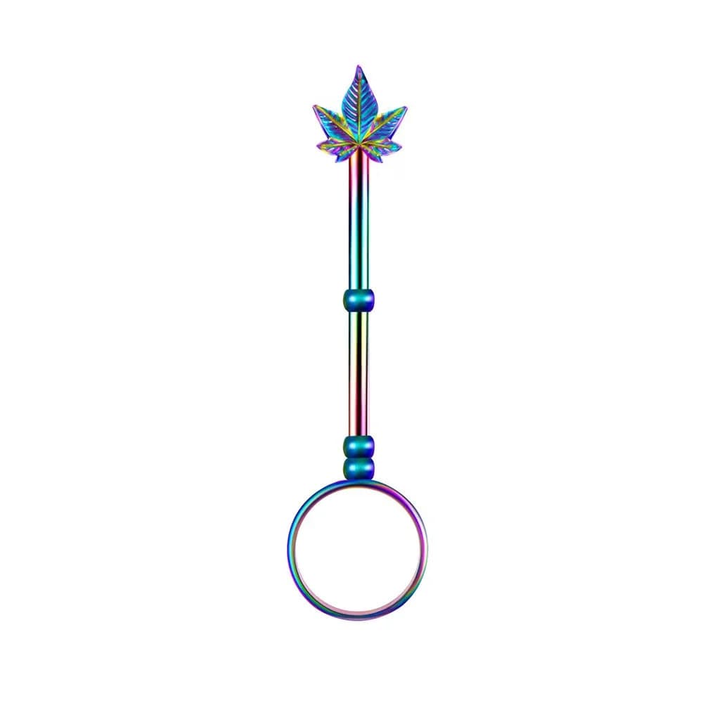 2.95inch Cannabis leaf Blunt Joint Ring Holder - additional product view