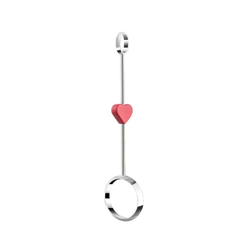 2.95inch Red Heart Love Joint Ring Holder - additional product view