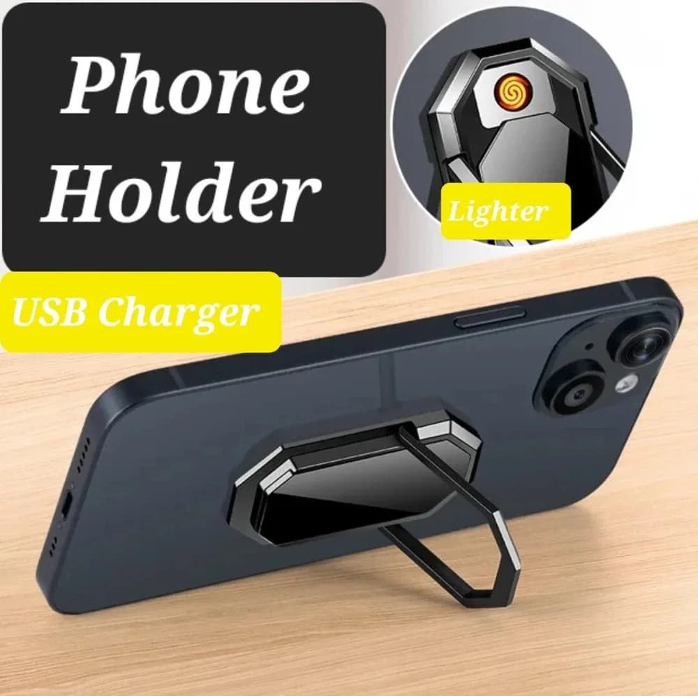 2-in-1 Lighter & Phone Holder - additional product view