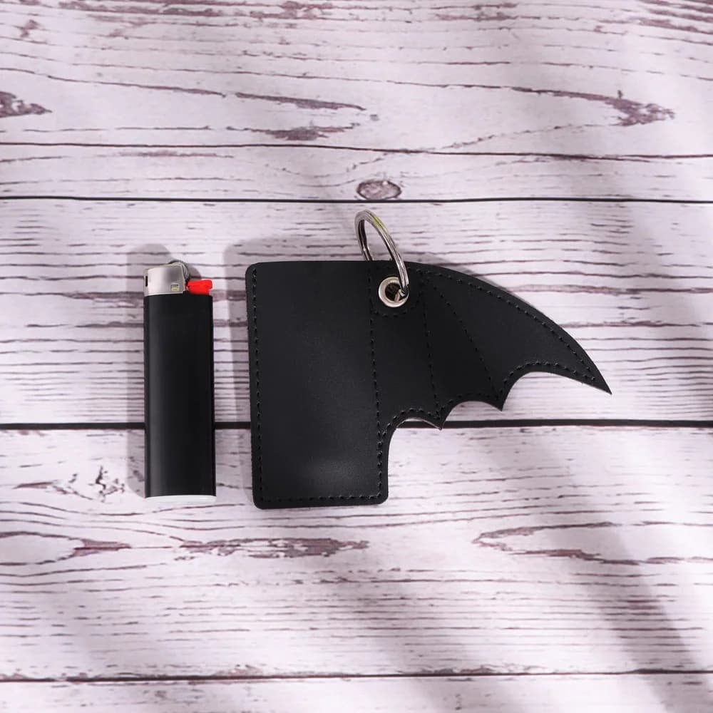 Bat Style PU Lighter Holder Case for BIC J3 / J5 - additional product view