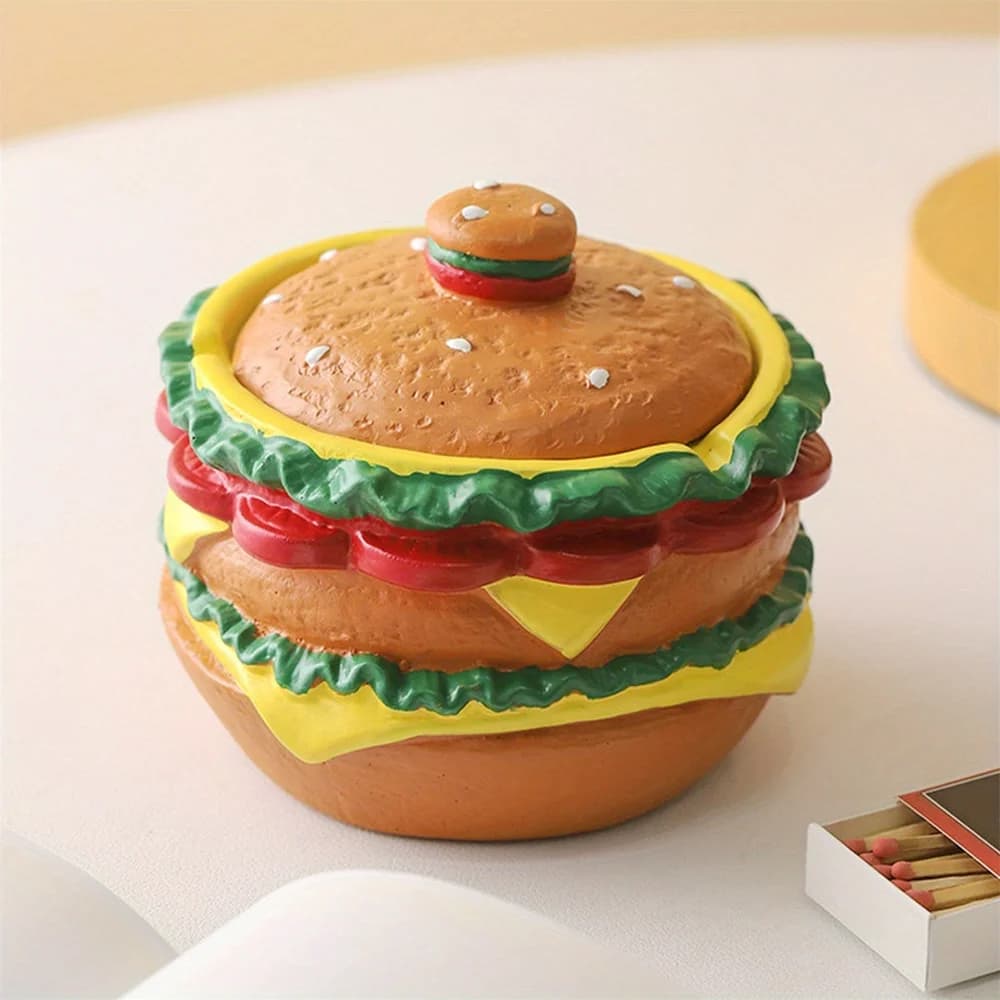 Burger Ashtray with Lid - additional product view