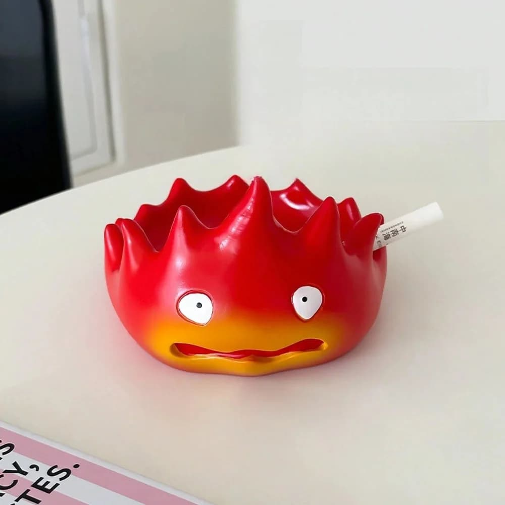Flame Character Ashtray with Lid - additional product view