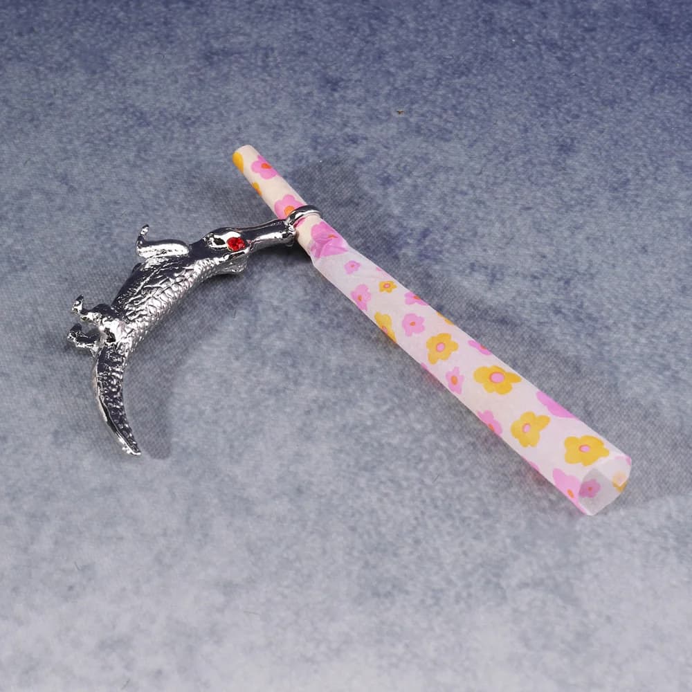 Crocodile Cigarette Holder Ring - additional product view