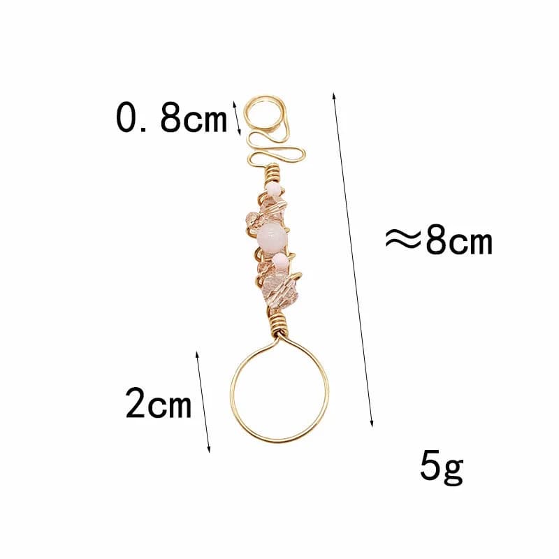 Crystal Bead Cigarette Holder Ring - additional product view