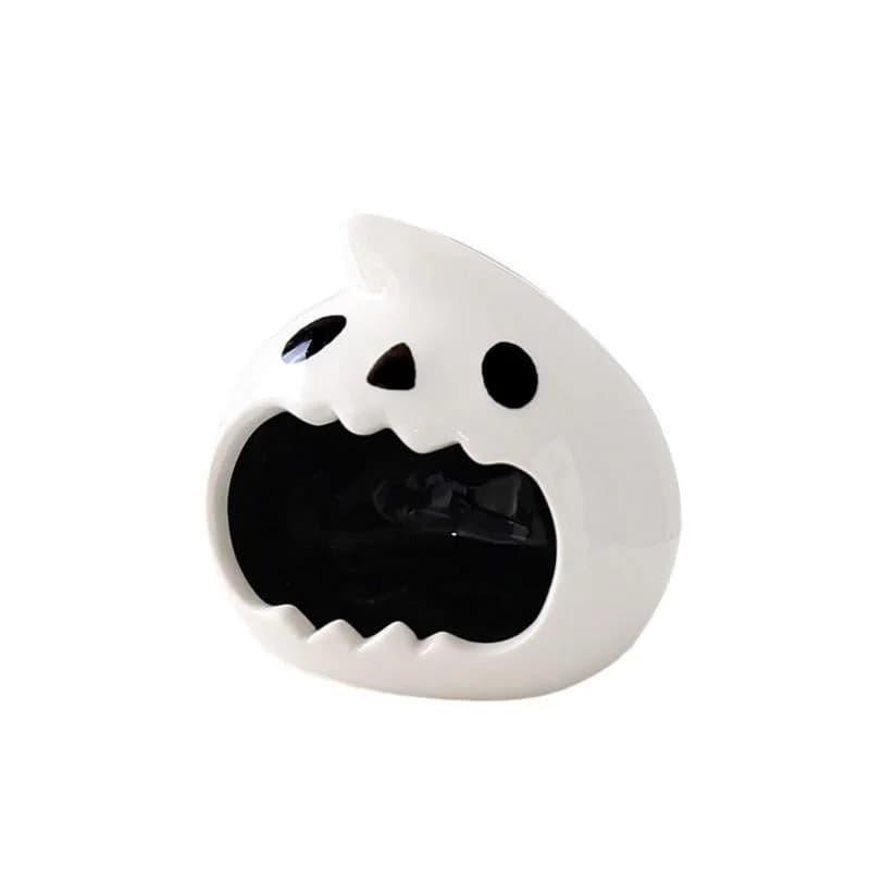 Cute Ceramic Head Ashtray - additional product view