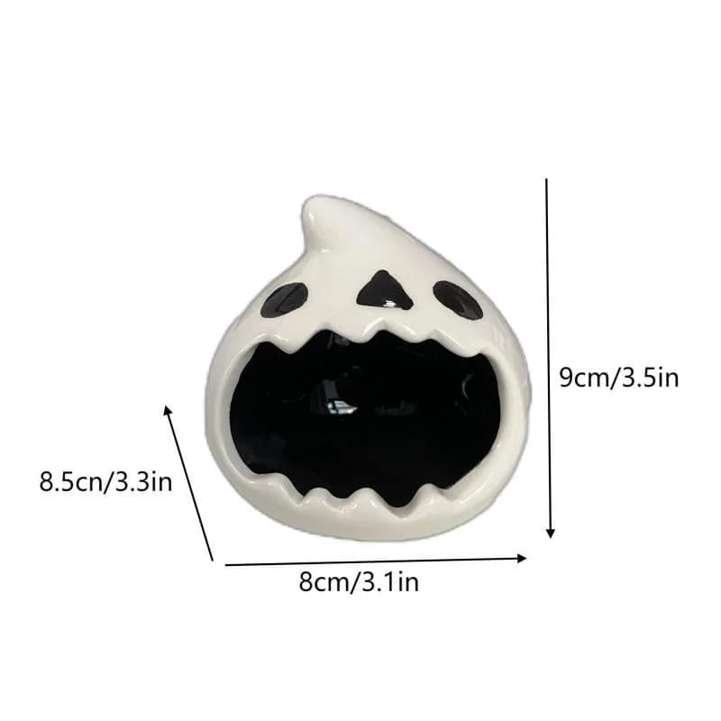 Cute Ceramic Head Ashtray - additional product view