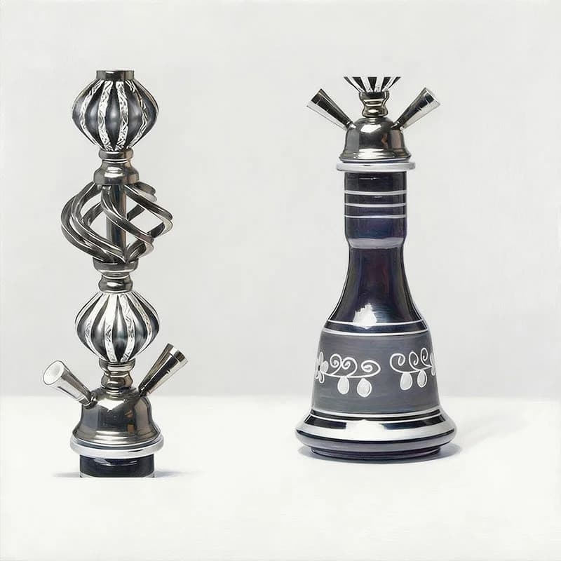 21-Inch Two-Hose Hookah Set - additional product view