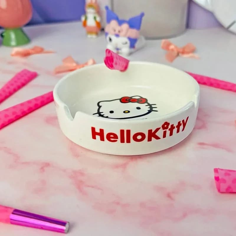 50pcs Gomba Ashtray Pink Ceramic Rolling Tray - additional product view