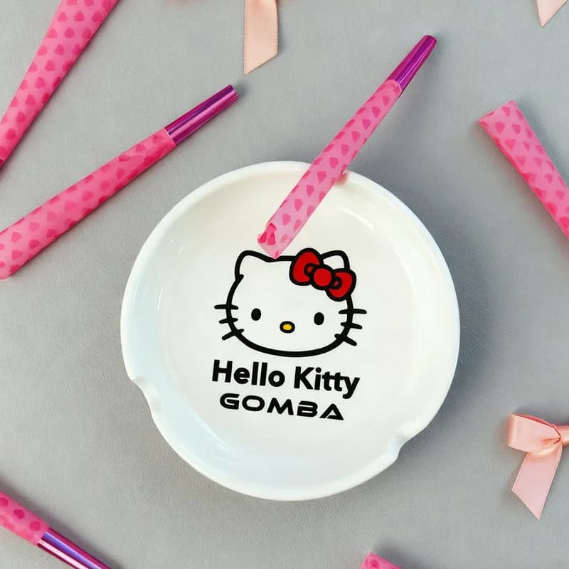 50pcs Gomba Ashtray Pink Ceramic Rolling Tray - additional product view