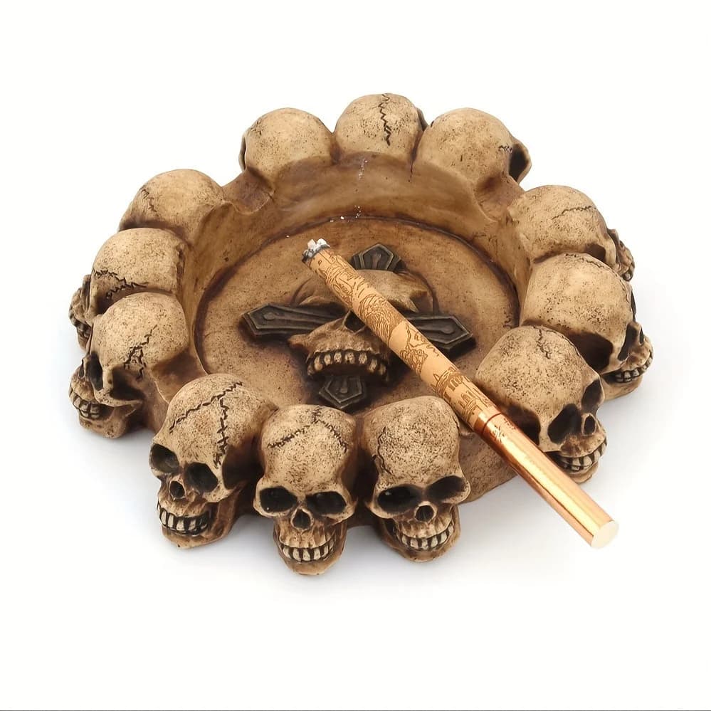 Gothic Skeleton Ashtray - additional product view