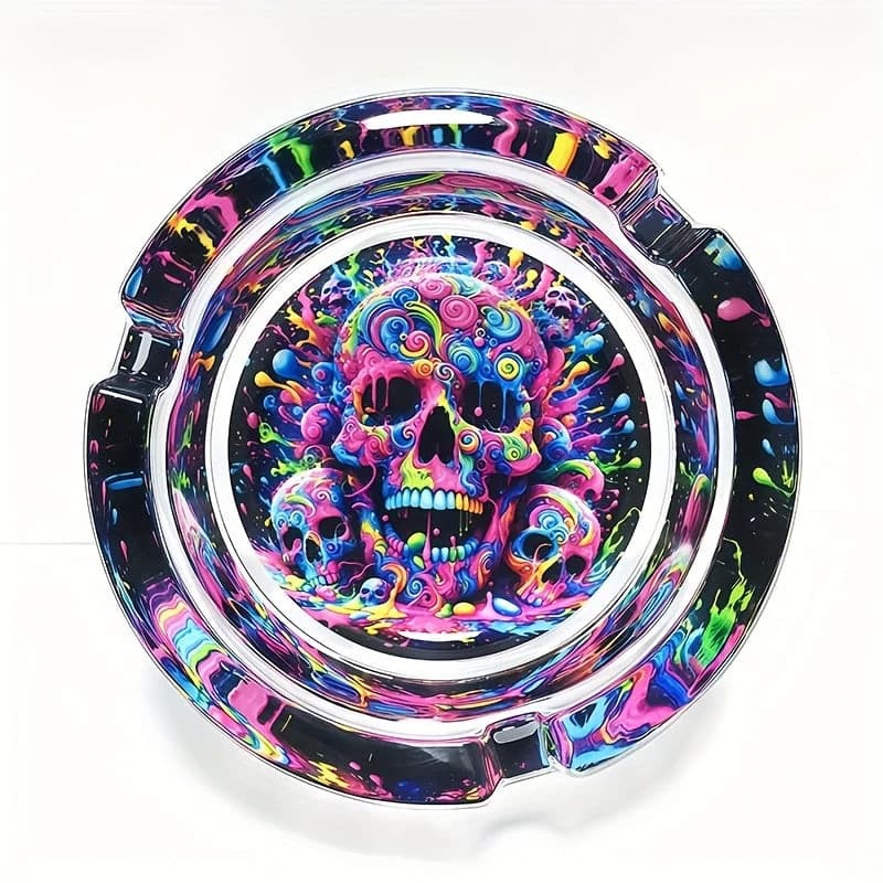 Graffiti Skull Ashtray