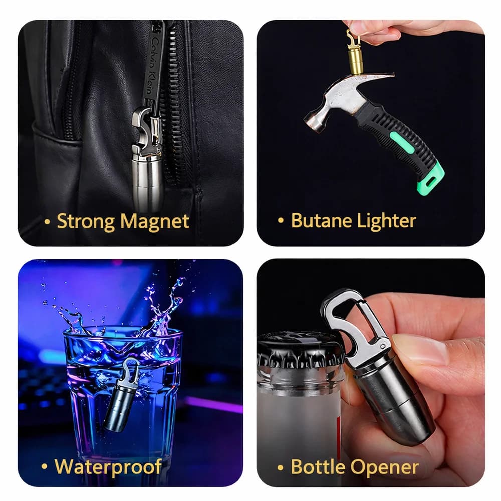 Magnetic Mini Lighter Keychain - additional product view