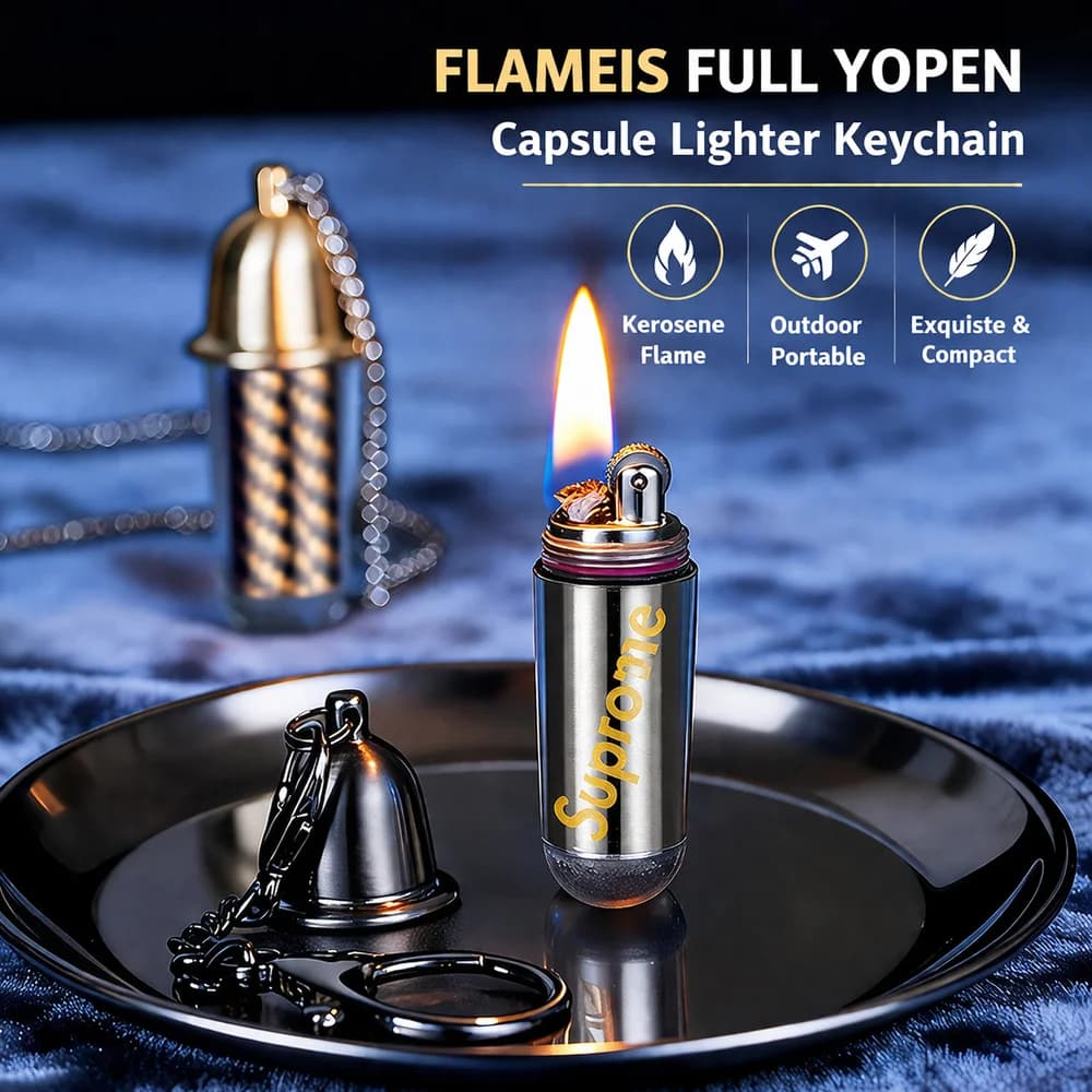 Mini Capsule Necklace Lighter - additional product view