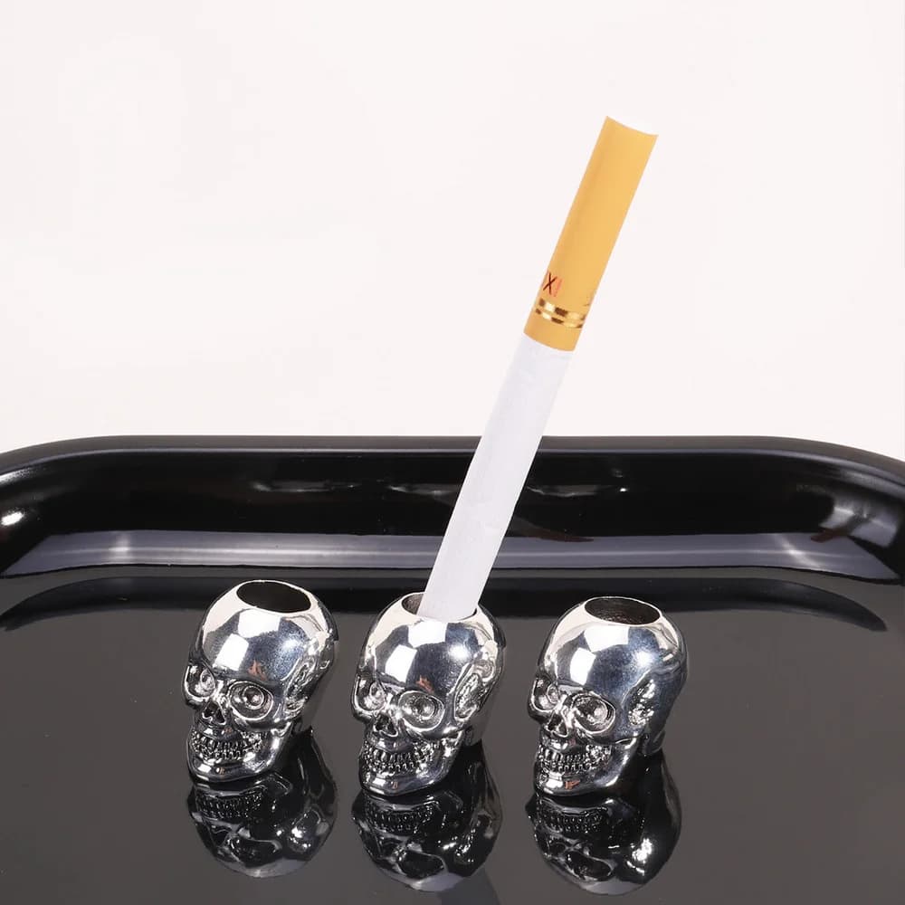 Mini Skull Metal Cigarette Extinguisher - additional product view