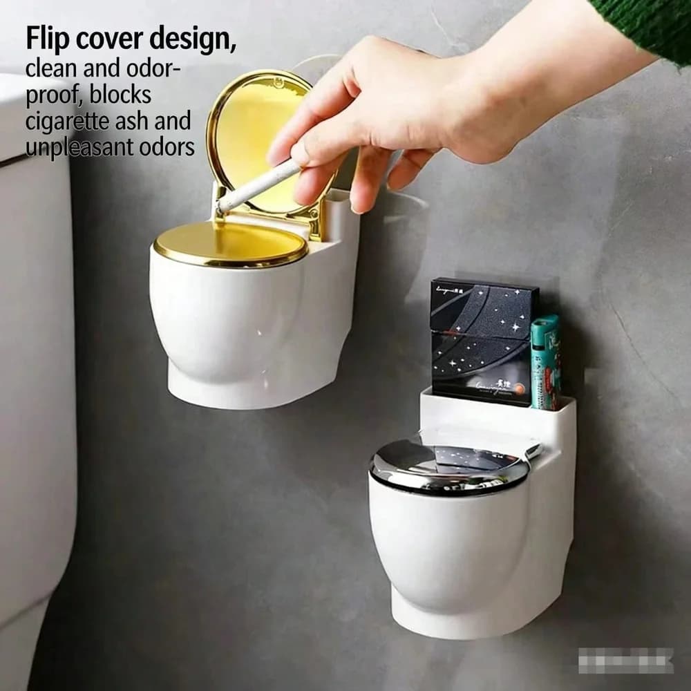 Mini Toilet Wall Ashtray - additional product view