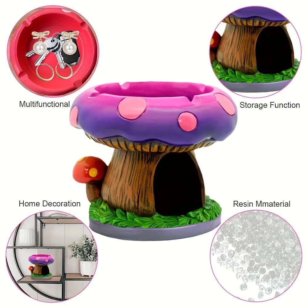 Mushroom Ashtray with Storage - additional product view