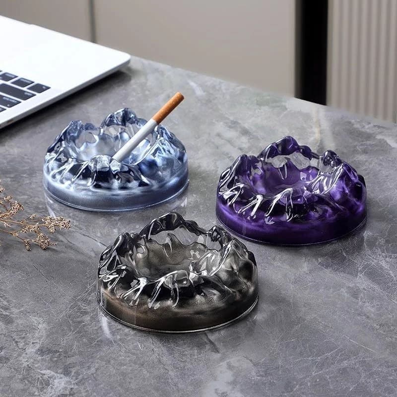 Nordic Iceberg Glass Ashtray - additional product view