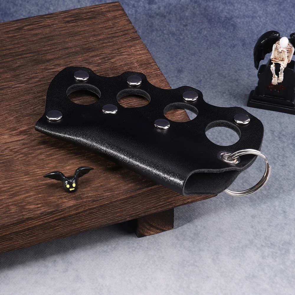 PU Leather Lighter Holder Keychain - additional product view