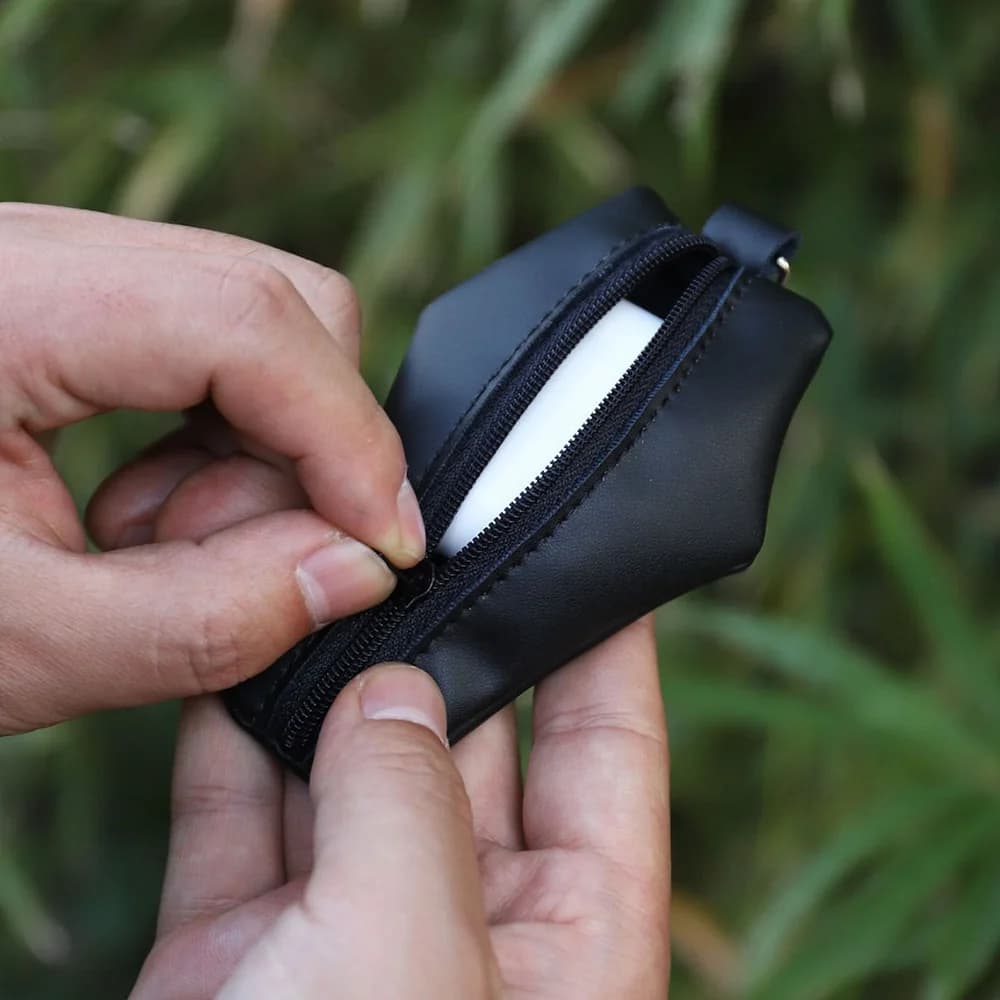 Stylish PU Leather Keychain Pouch - additional product view