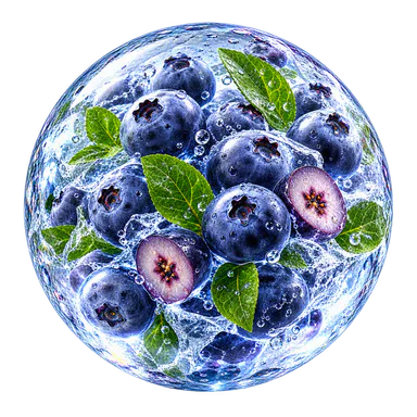Blueberry Burst flavor planet
