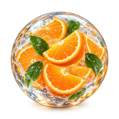 Iced Orange flavor planet